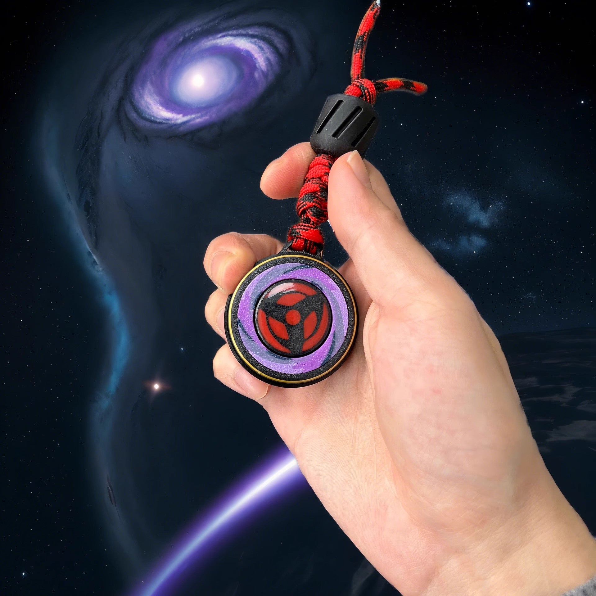 Mechanische Sharingan-Münze