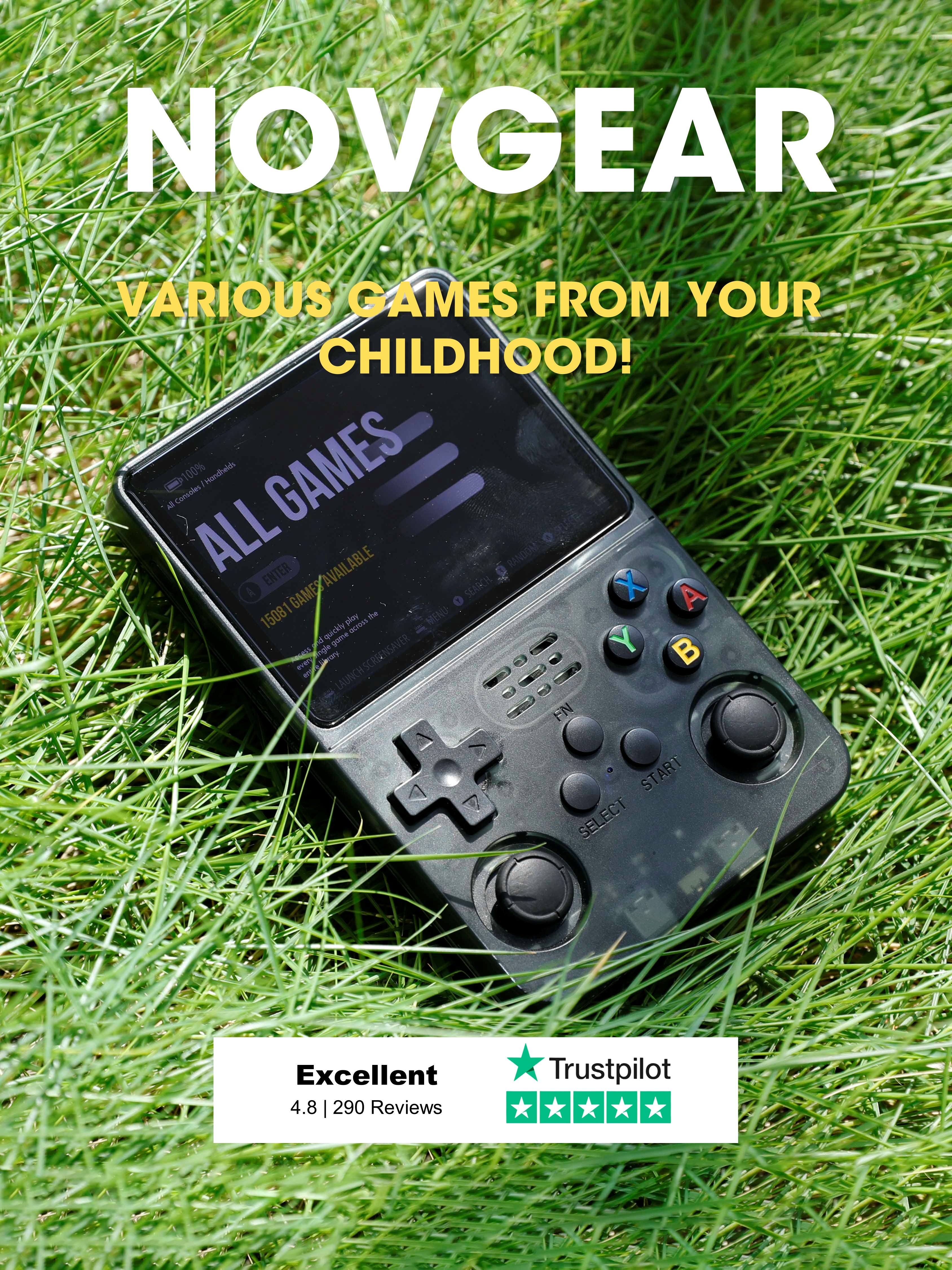 [PACK] NOVGEAR™ Game Console + Gift Bag