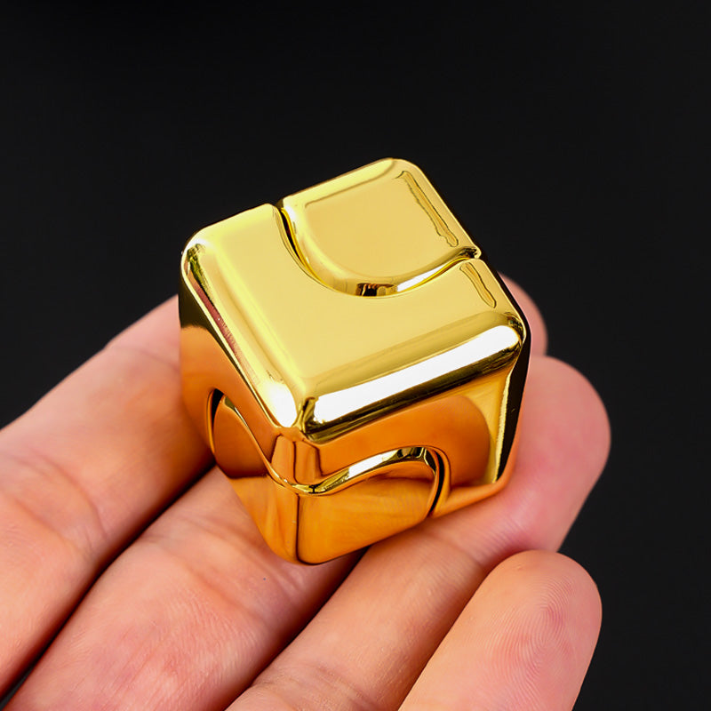 Alloy cube fidget spinner