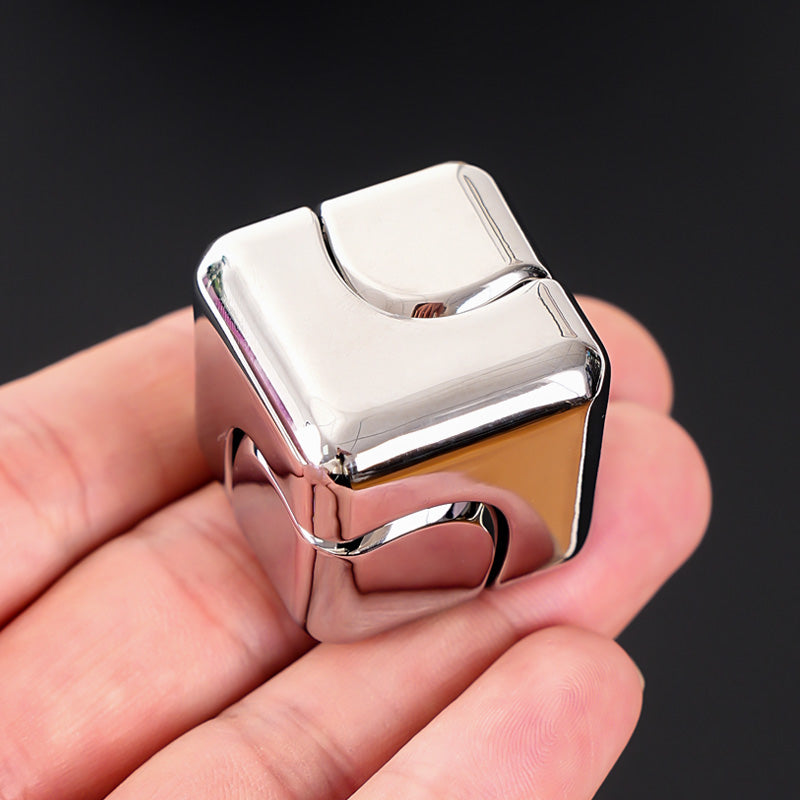 Alloy cube fidget spinner