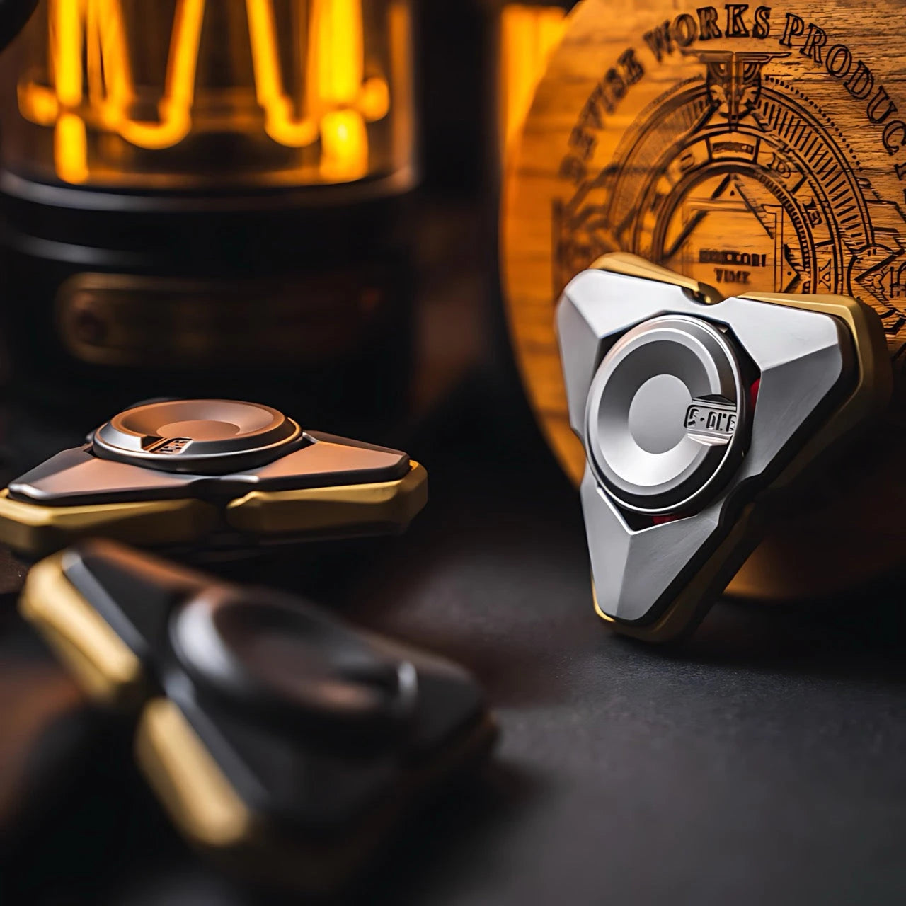 S-ONE SUAN Q-S Tuning Fork Fidget Spinner