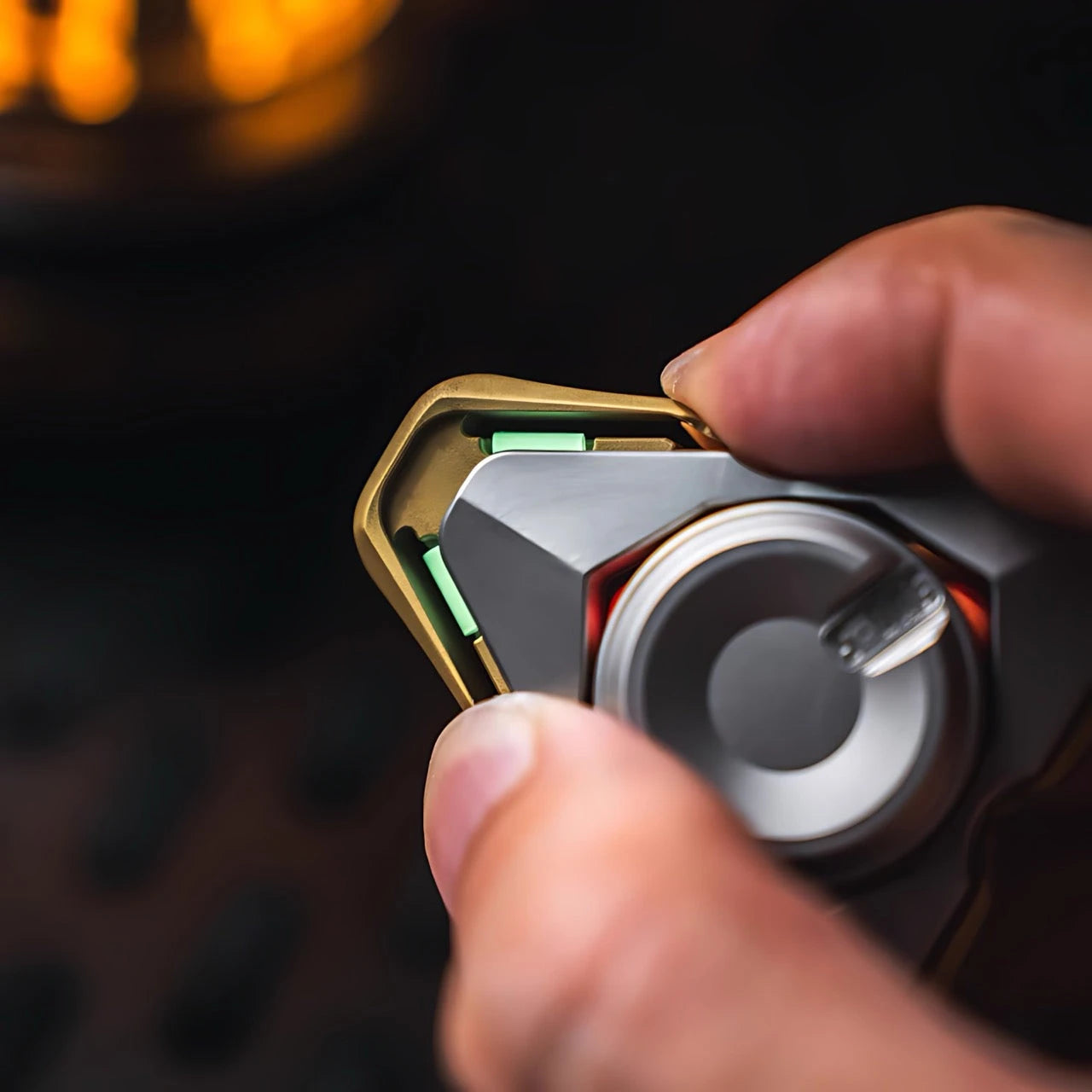 S-ONE SUAN Q-S Tuning Fork Fidget Spinner