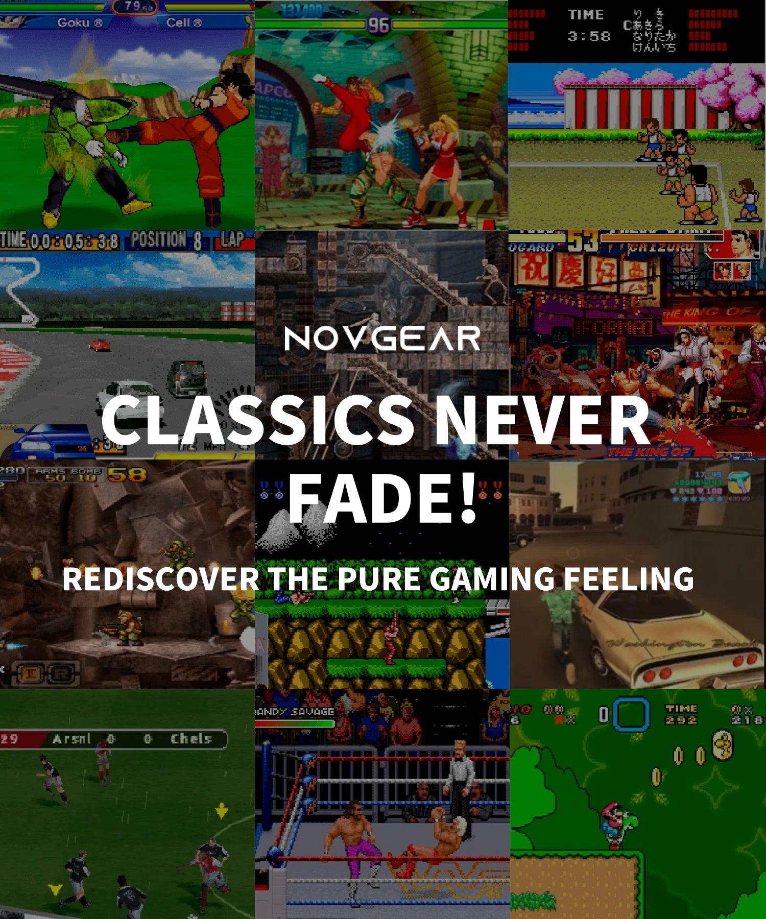 [PACK] NOVGEAR™ R36S PLUS 4.0 INCH Big Screen Game Console + Gift Bag