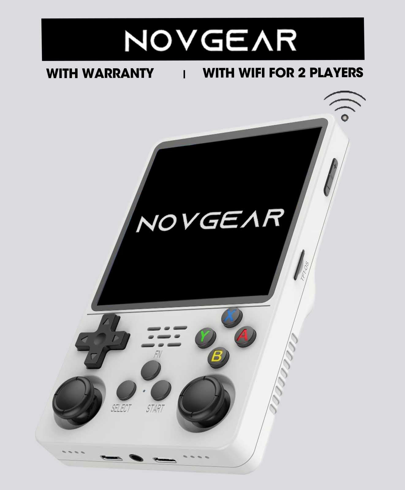 [PACK] NOVGEAR™ R36S PLUS 4.0 INCH Big Screen Game Console + Gift Bag